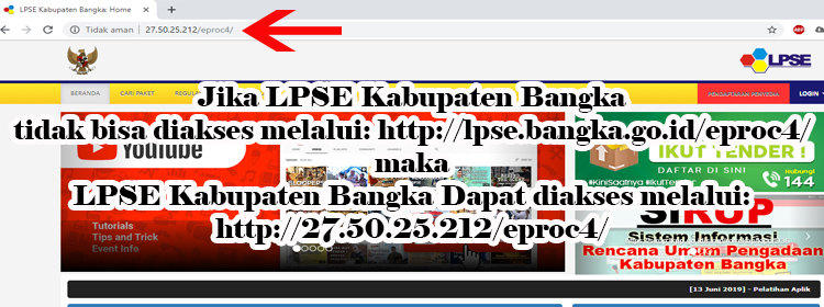 LPSE Kabupaten Bangka: Home